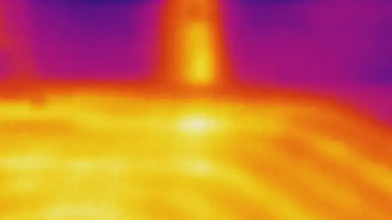 Termografia pavimento riscaldato